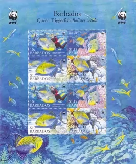 Barbados známky